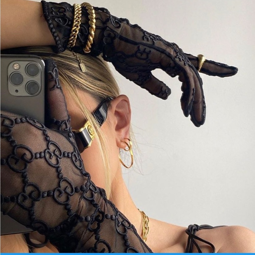 - - Beautiful sexy gloves size 7 - Picture 3 of 6